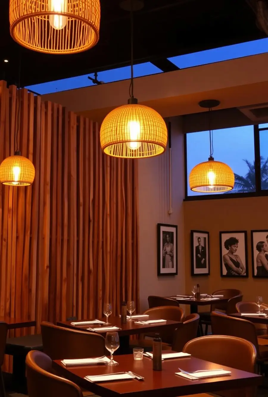 Intérieur chaleureux du Julie Events Restaurant & Lounge